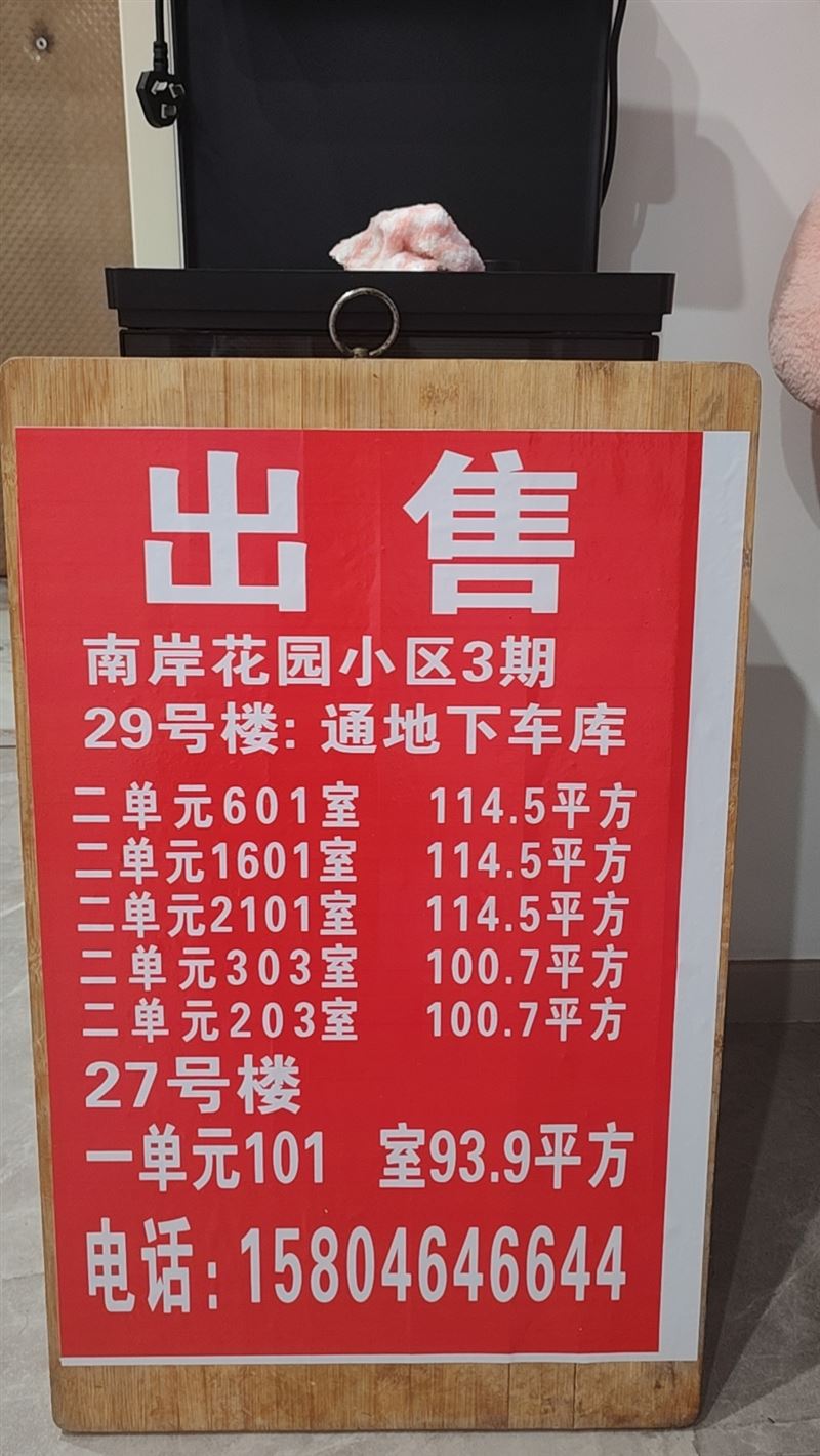 卖南岸花园三期